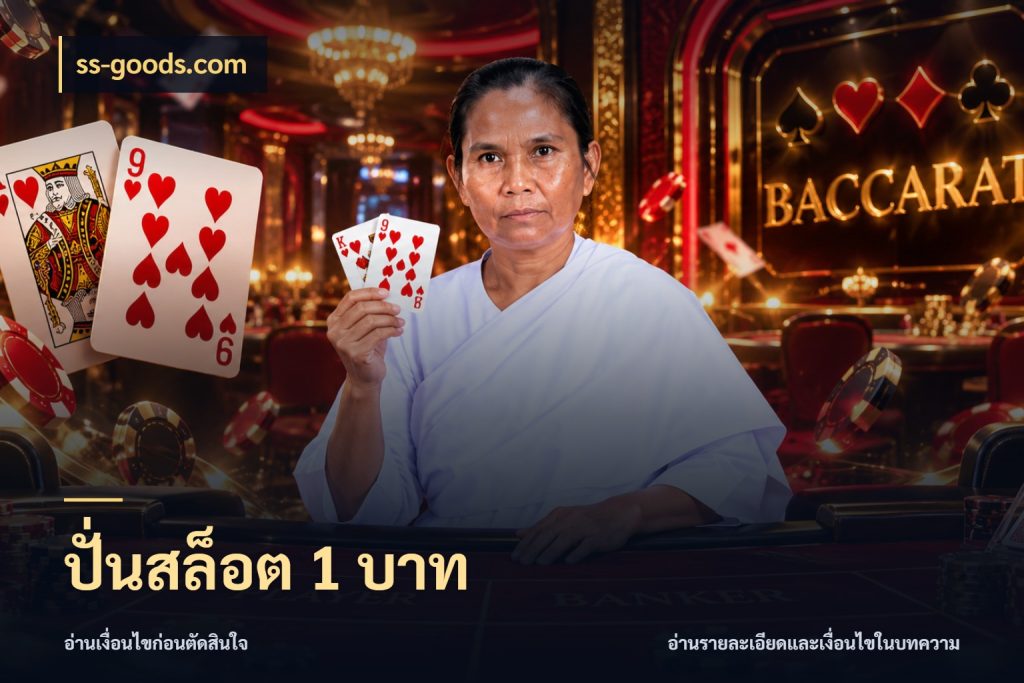 ปั่นสล็อต 1 บาท ss-goods.com จัดจังหวะสนุกให้เข้ากับงบที่ตั้งไว้