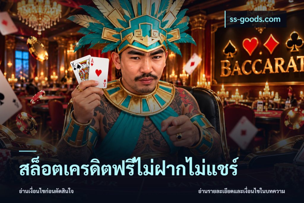 สล็อตเครดิตฟรีไม่ฝากไม่แชร์