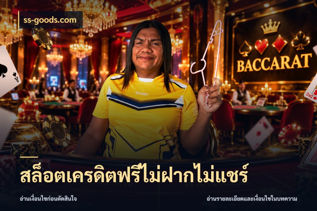 สล็อตเครดิตฟรีไม่ฝากไม่แชร์ สายโบนัสเลือกมุมเครดิตให้ตรงสไตล์ ในมุม ss-goods.com
