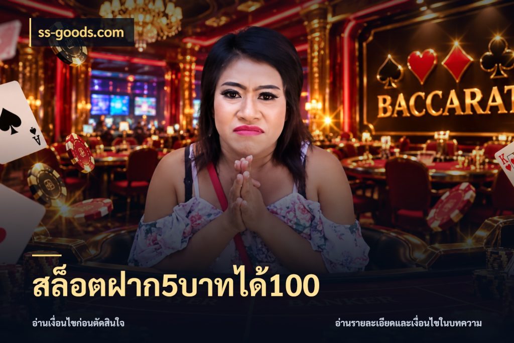 สล็อตฝาก5บาทได้100 ss-goods.com โปรยอดรับที่สายเกมสนใจ