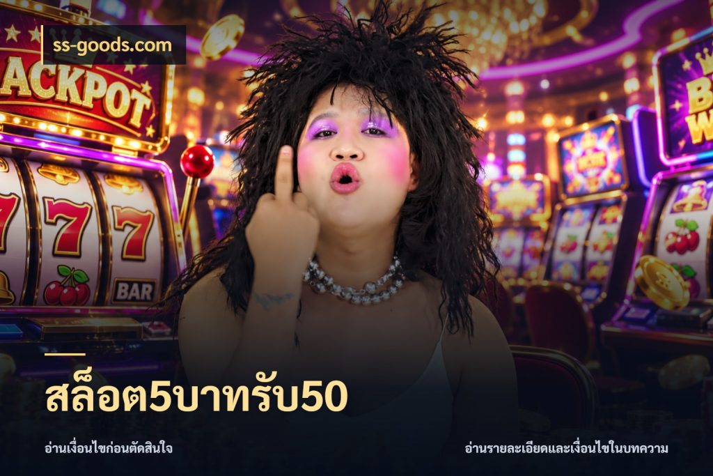 สล็อต5บาทรับ50 จับประเด็นยอดรับก่อนเลือกความสนุก กับ ss-goods.com