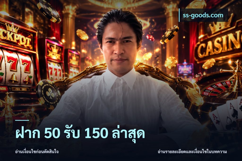 ฝาก 50 รับ 150 ล่าสุด