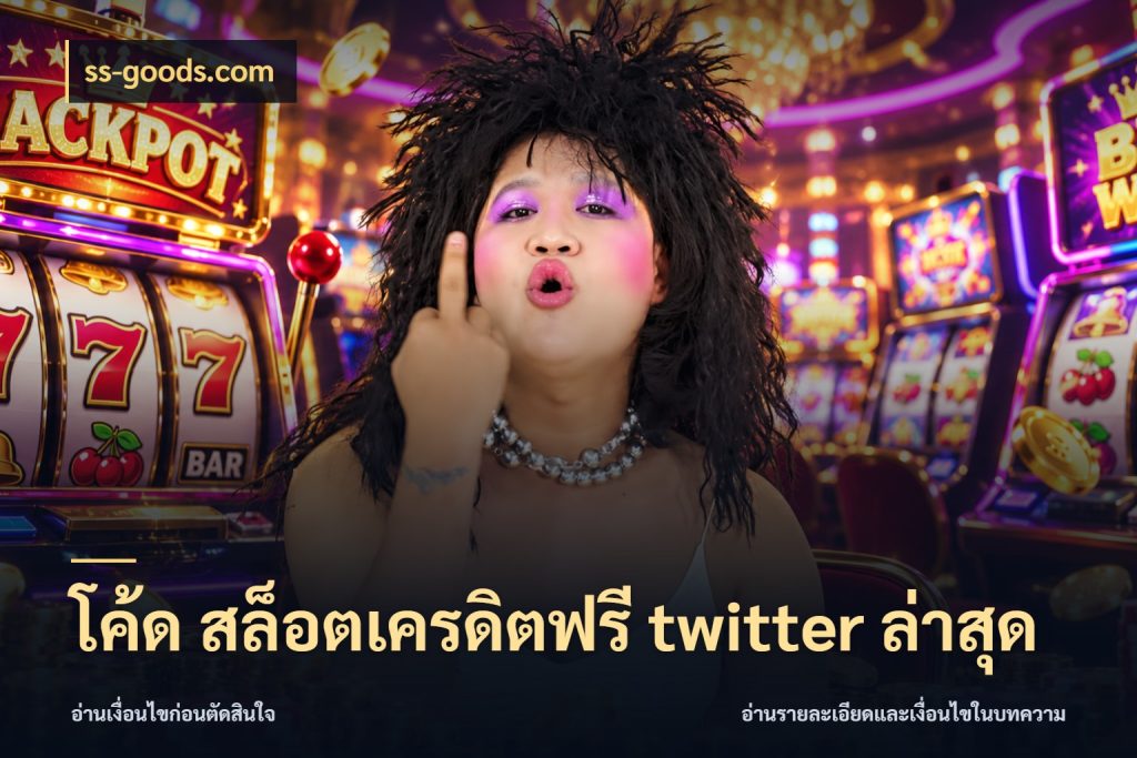 โค้ด สล็อตเครดิตฟรี twitter ล่าสุด ss-goods.com สายโบนัสเลือกมุมเครดิตให้ตรงสไตล์