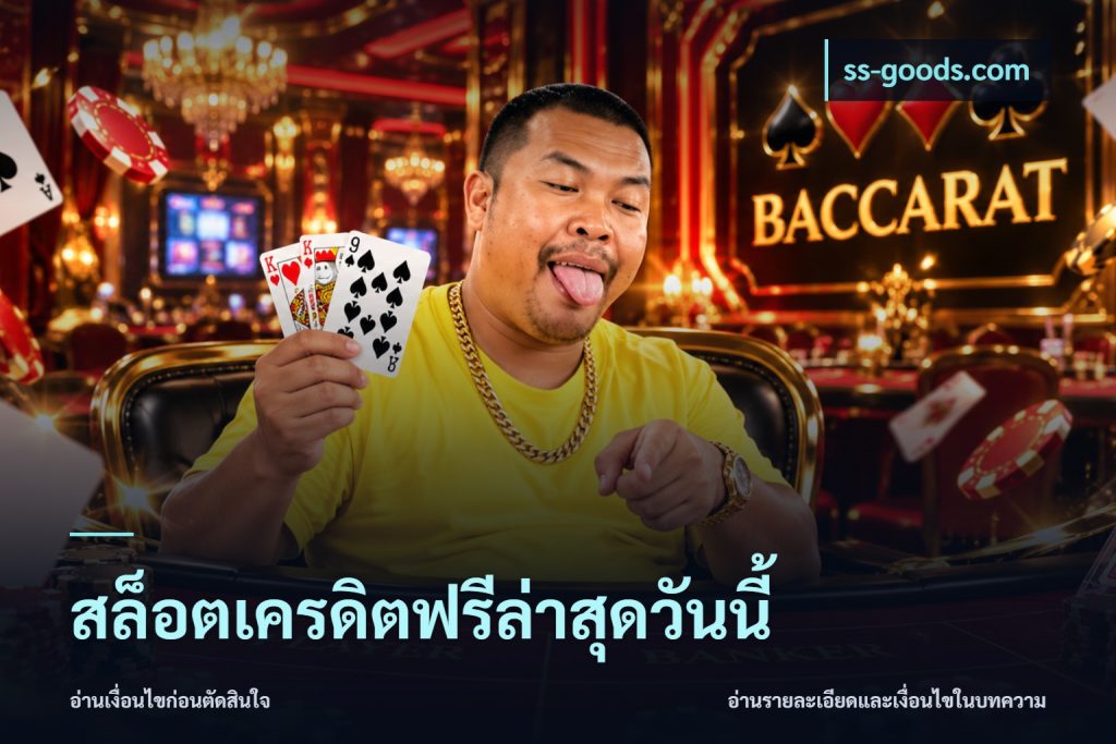 สล็อตเครดิตฟรีล่าสุดวันนี้