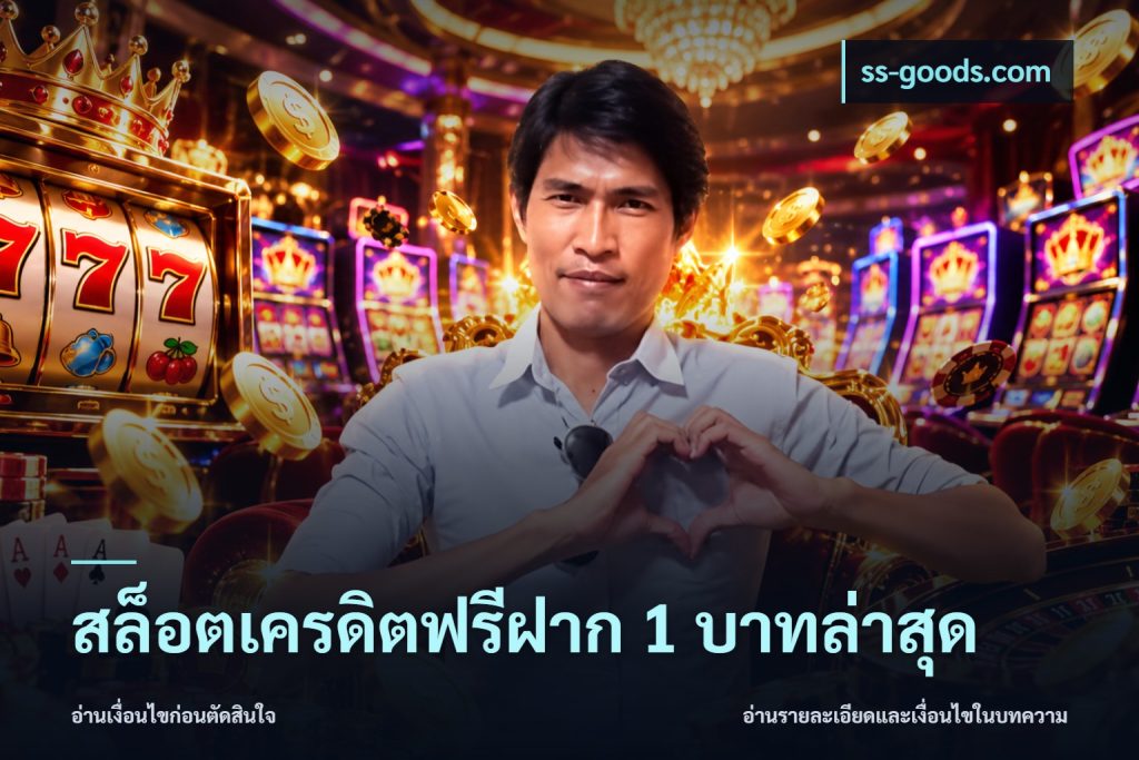 สล็อตเครดิตฟรีฝาก 1 บาทล่าสุด