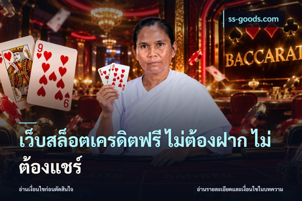 เว็บสล็อตเครดิตฟรี ไม่ต้องฝาก ไม่ต้องแชร์
