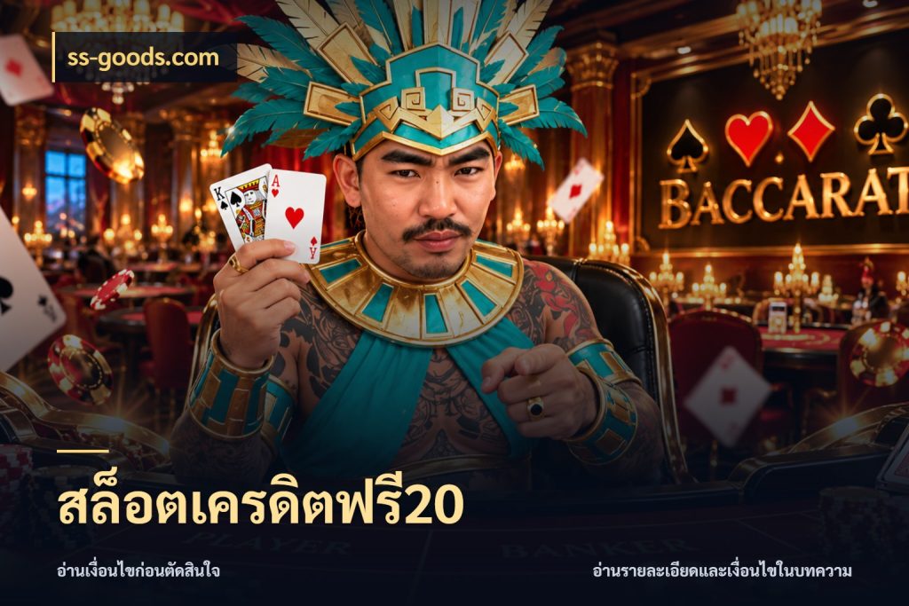 สล็อตเครดิตฟรี20 จากชื่อเครดิตฟรีสู่ความสนุกที่เข้าใจได้ กับ ss-goods.com