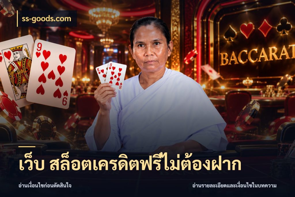 เว็บ สล็อตเครดิตฟรีไม่ต้องฝาก ss-goods.com เครดิตฟรีกับจังหวะลุ้นที่คุณเลือก