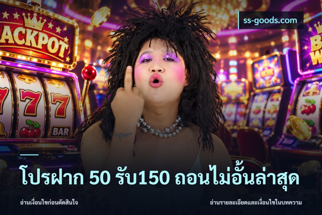 โปรฝาก 50 รับ150 ถอนไม่อั้นล่าสุด