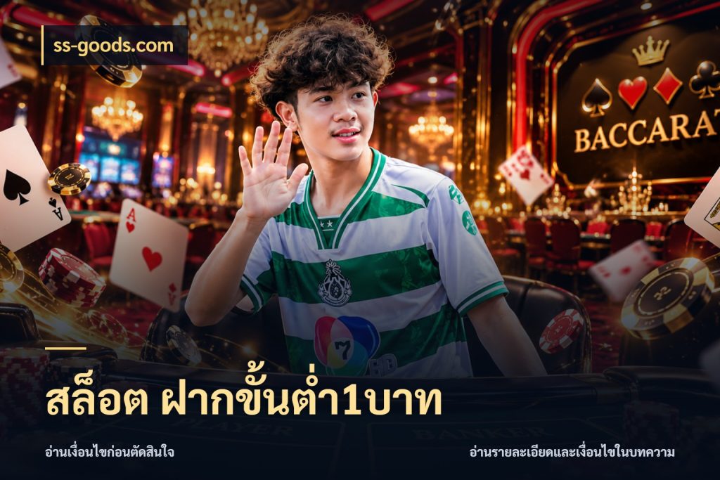 สล็อต ฝากขั้นต่ำ1บาท เงินตั้งต้นกับความสนุกที่คุณกำหนด กับ ss-goods.com