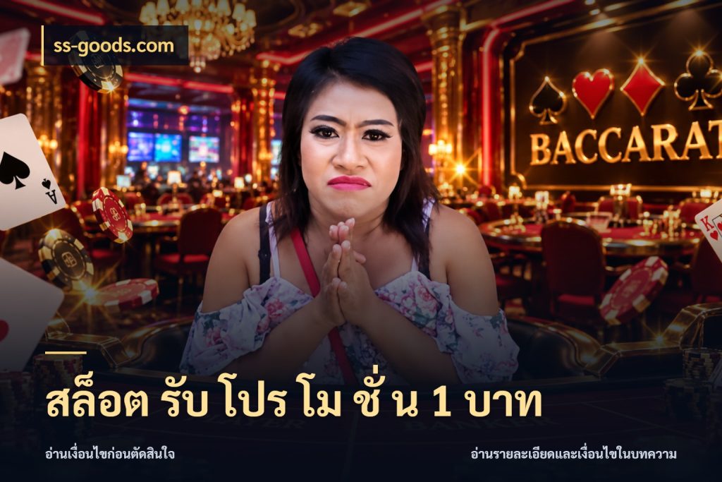 สล็อต รับ โปร โม ชั่ น 1 บาท จำนวนเริ่มต้นกับรายละเอียดที่สายเกมสนใจ กับ ss-goods.com