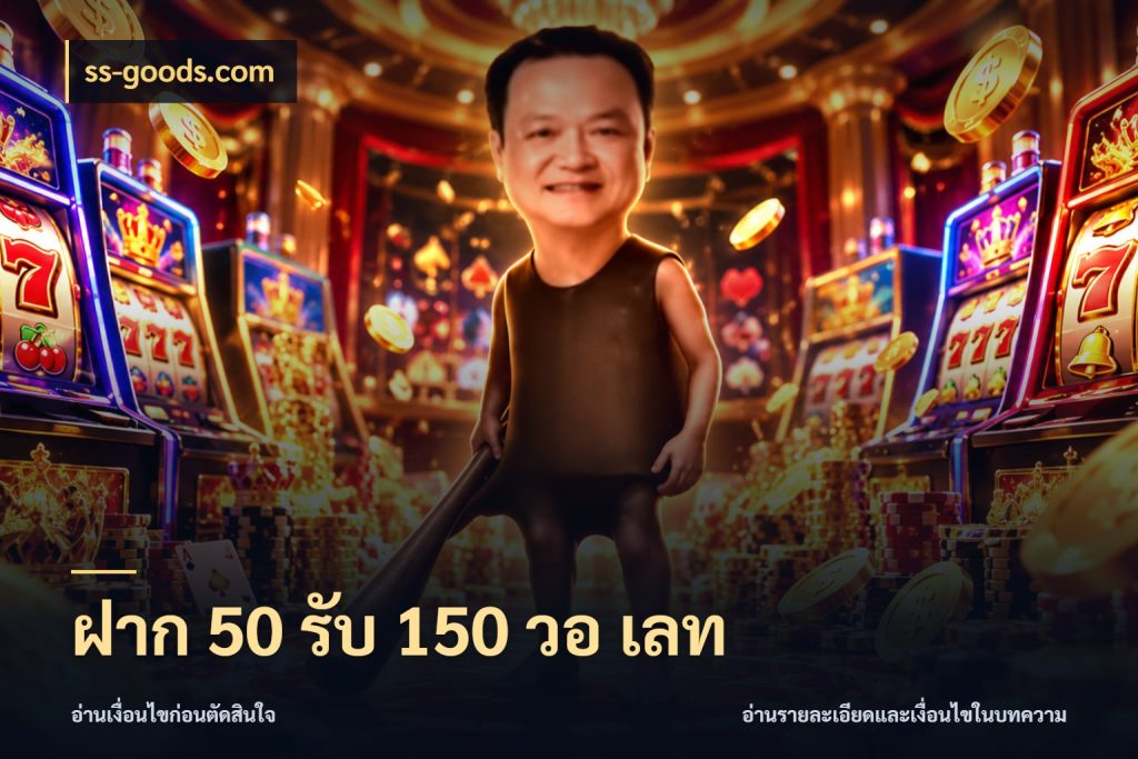 ฝาก 50 รับ 150 วอ เลท เครดิตกับรูปแบบโปรที่ตรงใจ กับ ss-goods.com