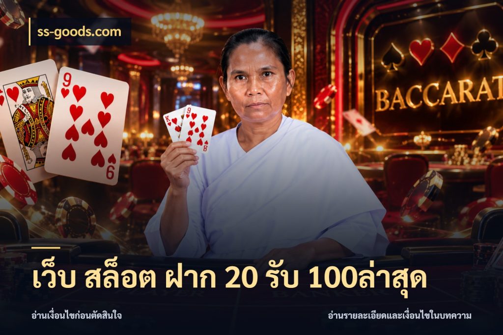 เว็บ สล็อต ฝาก 20 รับ 100ล่าสุด จุดเด่นของเครดิตที่คนชอบเกมอยากรู้ ในมุม ss-goods.com