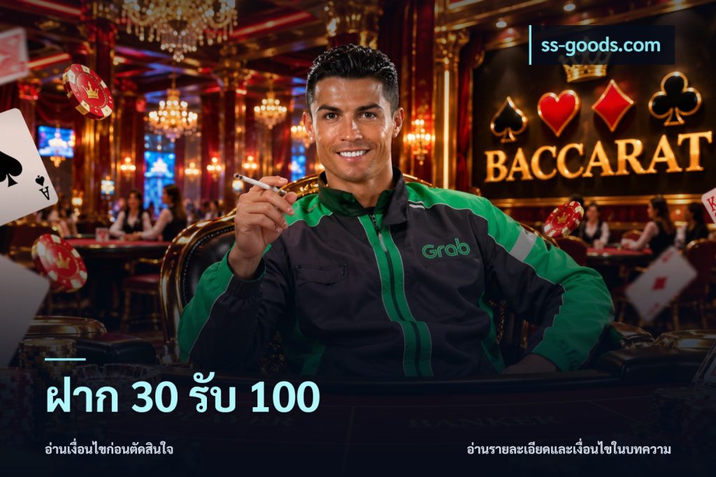 ฝาก 30 รับ 100