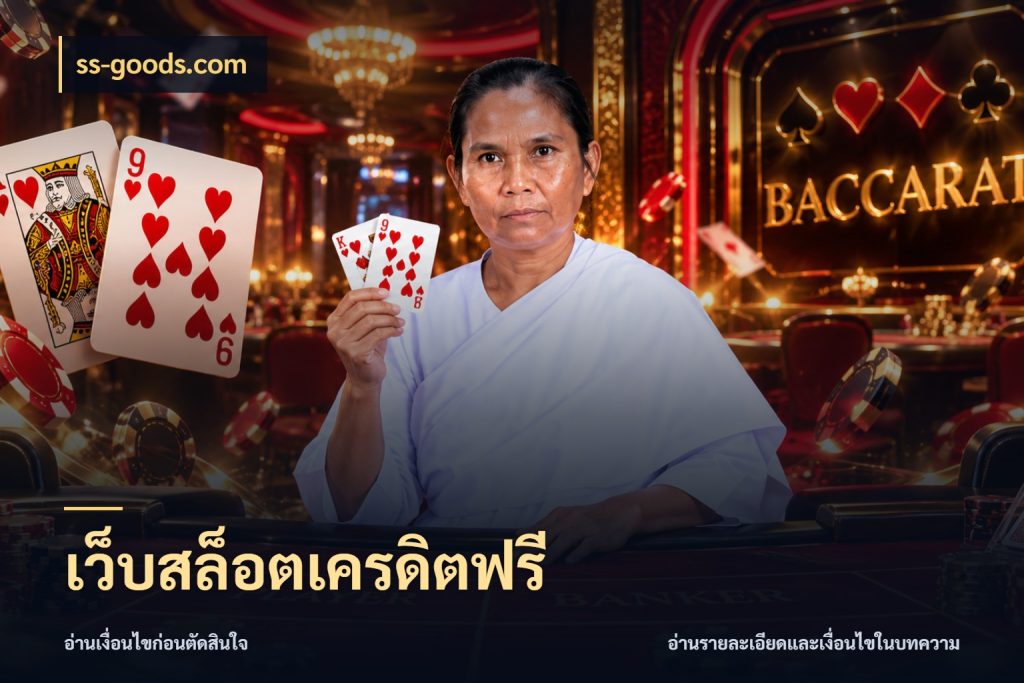 เว็บสล็อตเครดิตฟรี ss-goods.com เครดิตฟรีกับจังหวะลุ้นที่คุณเลือก