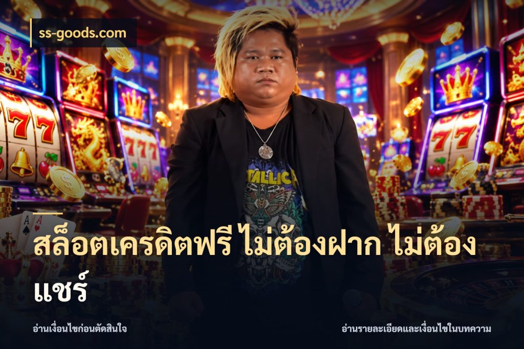 สล็อตเครดิตฟรี ไม่ต้องฝาก ไม่ต้องแชร์ ss-goods.com สิทธิ์ที่สายโบนัสสนใจกับวิธีรับ