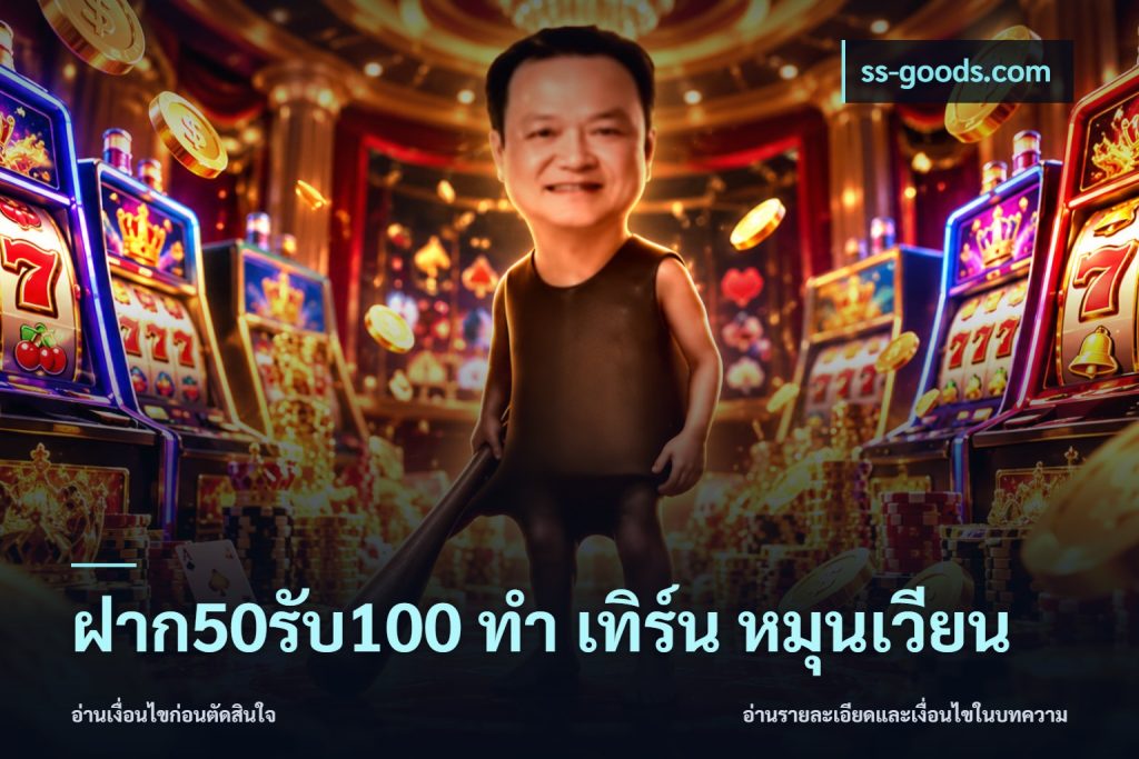 ฝาก50รับ100 ทํา เทิร์น หมุนเวียน