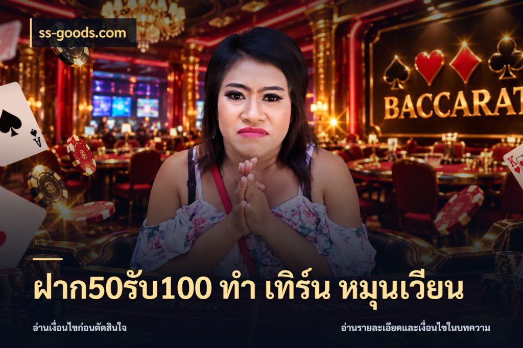 ฝาก50รับ100 ทํา เทิร์น หมุนเวียน ยอดฝากและยอดรับในมุมของคนชอบลุ้น สไตล์ ss-goods.com